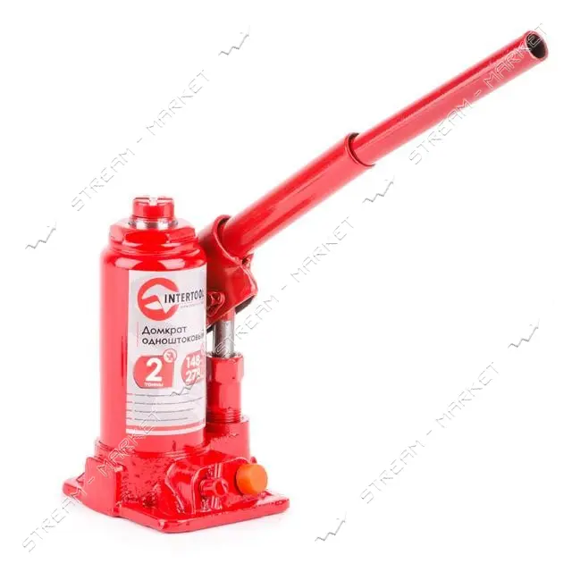 Домкрат столбик Intertool GT0021 одноштоковый 2т                                                    