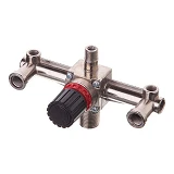 Контрольно-распределительный блок компрессора Intertool PT-9091 с регулятором давления