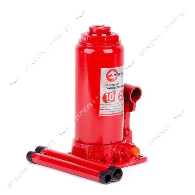 Домкрат столбик Intertool GT0025 одноштоковый 10т