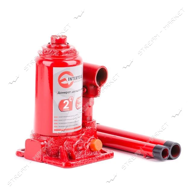 Домкрат столбик Intertool GT0031 2-х штоковый 2т