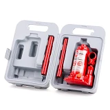 Домкрат столбик Intertool GT0051 одноштоковый 2т в чемодане                                         