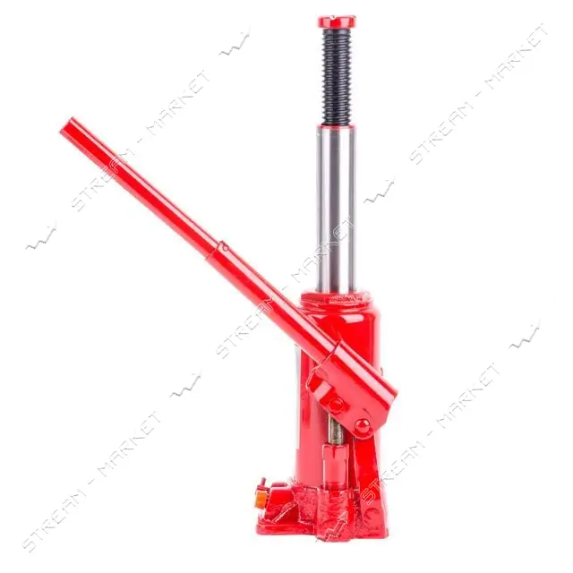 Домкрат столбик Intertool GT0053 одноштоковый 5т в чемодане                                         