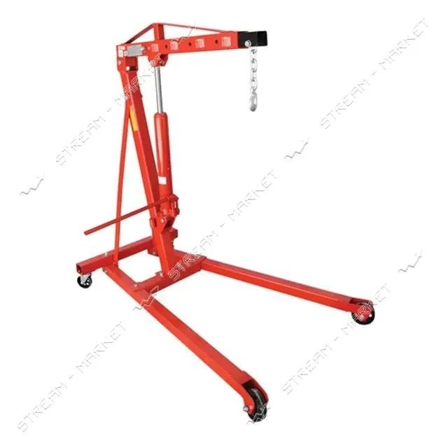 Гидравлический подкатной кран-съемник двигателя Intertool GT0807 1т