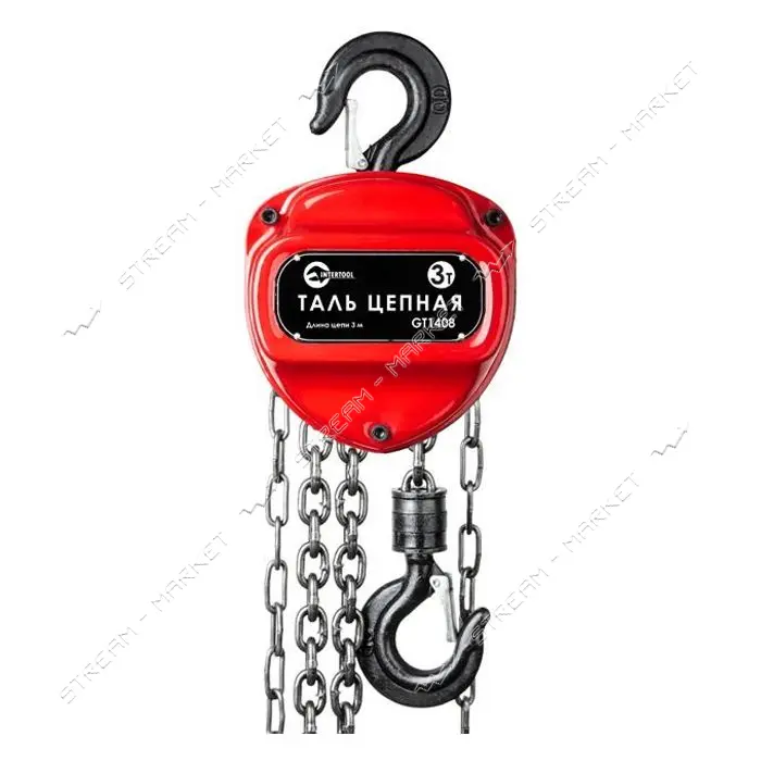 Лебедка цепная Intertool GT1408 3 тонны                                                             