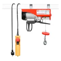 Лебедка электрическая Intertool GT1481 220/230В 500Вт 125/250кг трос 3мм 12м                        