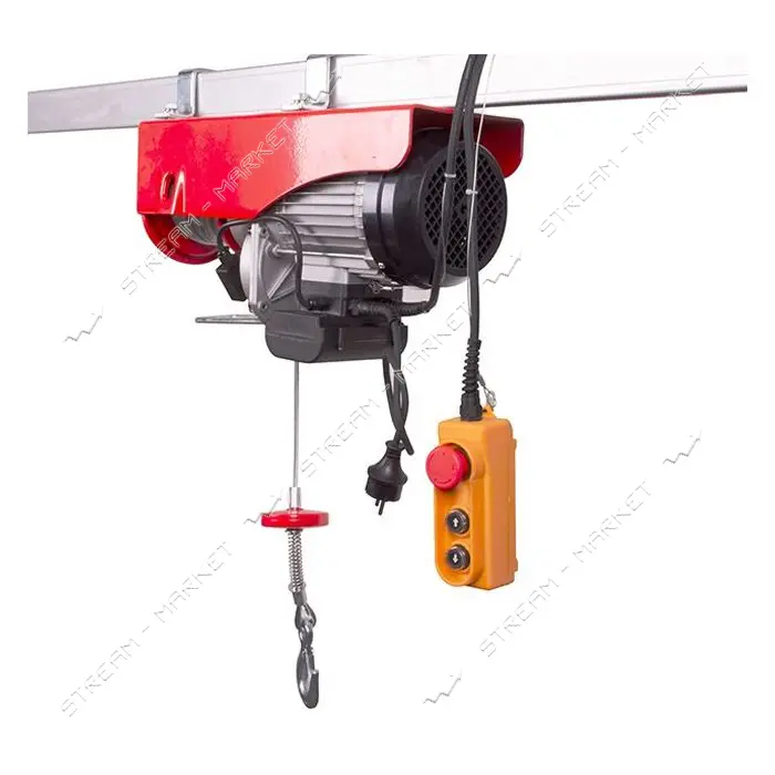 Лебедка электрическая Intertool GT1483 220/230В 1600Вт 500/999кг трос 5.6мм 12м