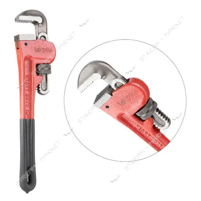 Ключ трубный Intertool HT-0181 250мм Stillson                                                       