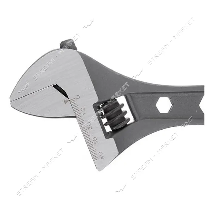 Ключ разводной Intertool HT-0198 300мм двухкомпонентная рукоятка