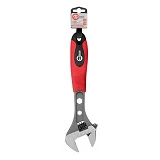Ключ разводной Intertool HT-0198 300мм двухкомпонентная рукоятка