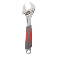 Ключ розвідний Intertool XT-0030 з прогумованою ручкою 300мм                                        