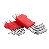 Набор Г-образных ключей Intertool HT-0607 TORX Т10-Т50 Cr-V Small 9шт