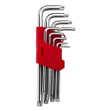 Набор Г-образных ключей Intertool HT-0608 TORX Т10-Т50 Cr-V big 9шт