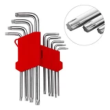Набор Г-образных ключей Intertool HT-0608 TORX Т10-Т50 Cr-V big 9шт