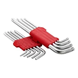 Набор Г-образных ключей Intertool HT-0608 TORX Т10-Т50 Cr-V big 9шт