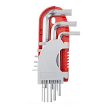Набор Г-образных шестигранных ключей Intertool HT-1801 Small 9шт 1.5-10мм