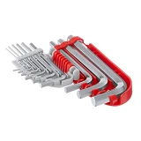 Набор Г-образных шестигранных ключей Intertool HT-1801 Small 9шт 1.5-10мм
