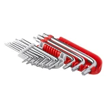 Набор Г-образных ключей Intertool HT-1821 TORX Т10-Т50 Cr-V Small 9 шт