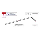 Ключ шестигранный Intertool HT-1853 3мм 96х20мм CrV                                                 