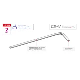 Ключ шестигранный Intertool HT-1852 2мм 83х16мм CrV                                                 