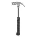 Молоток столярный Intertool HT-0224 с гвоздодером и металлической ручкой 450г                       
