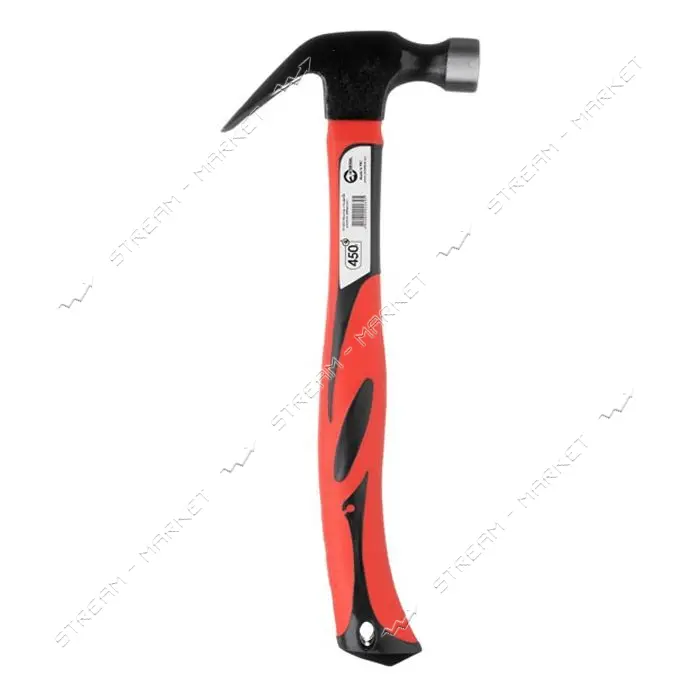 Молоток столярный Intertool HT-0223 ручка из фибергласса 450г                                       