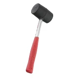 Киянка резиновая Intertool HT-0229 с металлической ручкой 340г 55мм черная                          