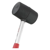 Киянка резиновая Intertool HT-0229 с металлической ручкой 340г 55мм черная                          