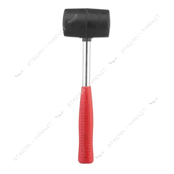 Киянка резиновая Intertool HT-0229 с металлической ручкой 340г 55мм черная                          