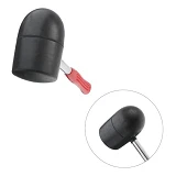 Киянка резиновая Intertool HT-0228 с металлической ручкой 1250г 90мм черная