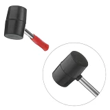 Киянка резиновая Intertool HT-0231 с металлической ручкой 450г 65мм черная