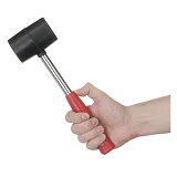 Киянка резиновая Intertool HT-0231 с металлической ручкой 450г 65мм черная