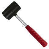 Киянка резиновая Intertool HT-0233 с металлической ручкой 900г 90мм черная                          