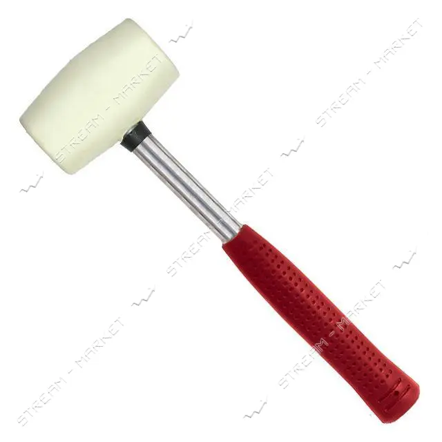 Киянка резиновая Intertool HT-0234 с металлической ручкой 225г 40мм белая                           