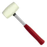 Киянка резиновая Intertool HT-0235 с металлической ручкой 680г 80мм белая                           