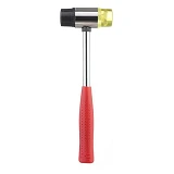 Молоток рихтовочный Intertool HT-0238 с металлической рукояткой d35мм