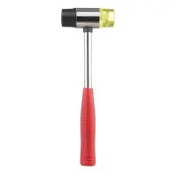 Молоток рихтовочный Intertool HT-0238 с металлической рукояткой d35мм                               