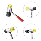 Молоток рихтовочный Intertool HT-0238 с металлической рукояткой d35мм