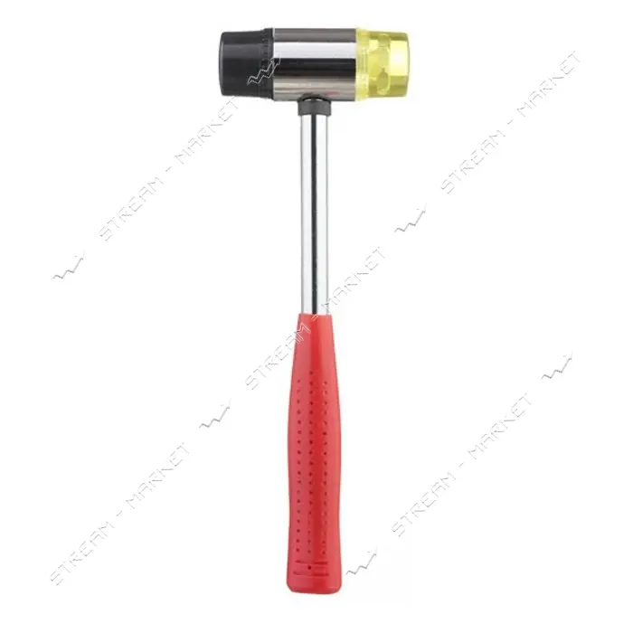 Молоток рихтовочный Intertool HT-0238 с металлической рукояткой d35мм