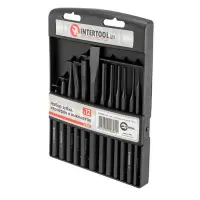 Набор зубил кернеров и выколоток Intertool HT-0289 12шт                                             