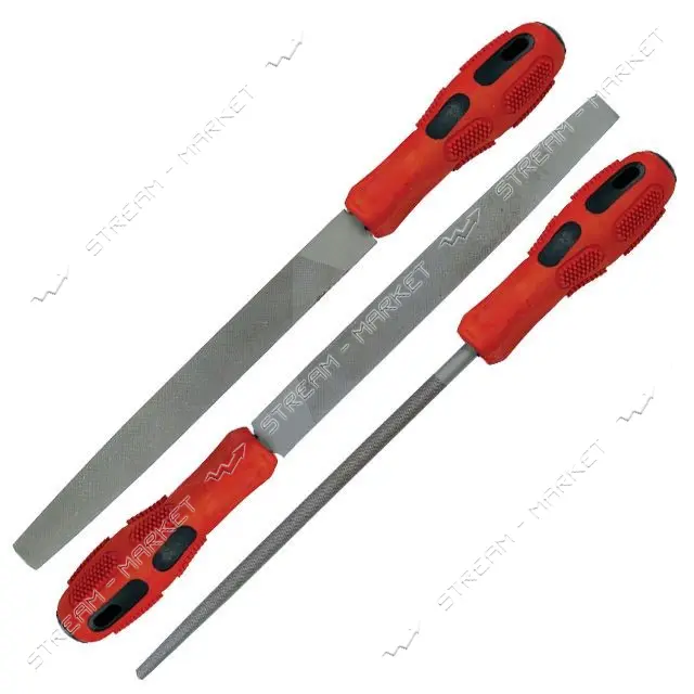 Набор напильников Intertool HT-3703 3шт