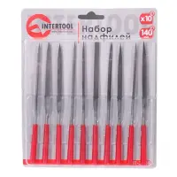 Набор надфилей Intertool HT-3708 10шт/упак 140мм                                                    