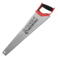Ножовка по дереву Intertool HT-3103 55 HRC с каленым зубом 500мм                                    