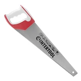 Ножовка по дереву Intertool HT-3162 с каленым зубом 3-ая заточка 11 зубьев 1" 450мм