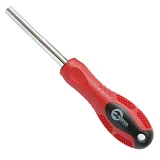 Отвертка магнитная Intertool HT-0401 для насадок с шестигранным хвостовиком 1/4" Cr-V