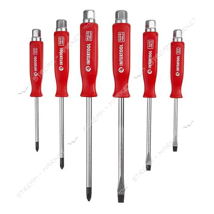 Набор ударных отверток Intertool HT-0403 6шт