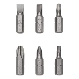 Отвертка реверсионная Intertool HT-0408 с комплектом насадок 7шт