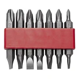 Отвертка магнитная Intertool HT-0415 1/4" 10x50мм с комплектом насадок 15шт Cr-V