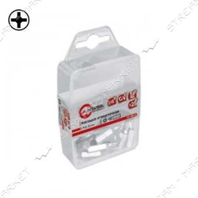 Комплект отверточных насадок Intertool VT-0012 PH2 1/4" x 25мм 10шт