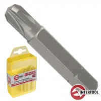 Комплект отверточных насадок Intertool VT-0024 PZ2 1/4" x 50мм 10шт                                 