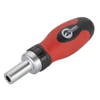Отвертка реверсионная мини Intertool VT-1005 с комплектом насадок 5шт                               